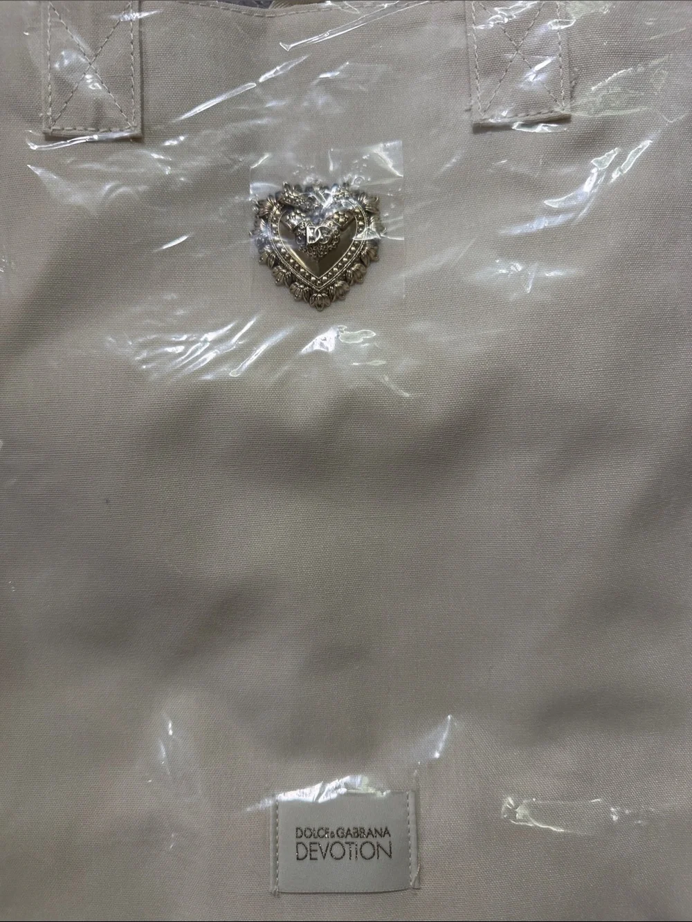 D&G White Canvas Tote - Picture 2 of 2